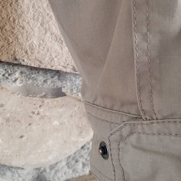 Quiksilver Tan Lightweight Zip Up Jacket SZ: L - Picture 8 of 16